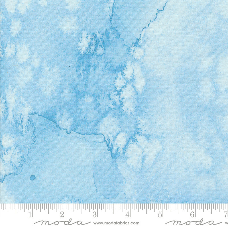 Flow 8433-120 Sky Blue by Create Joy Project for Moda