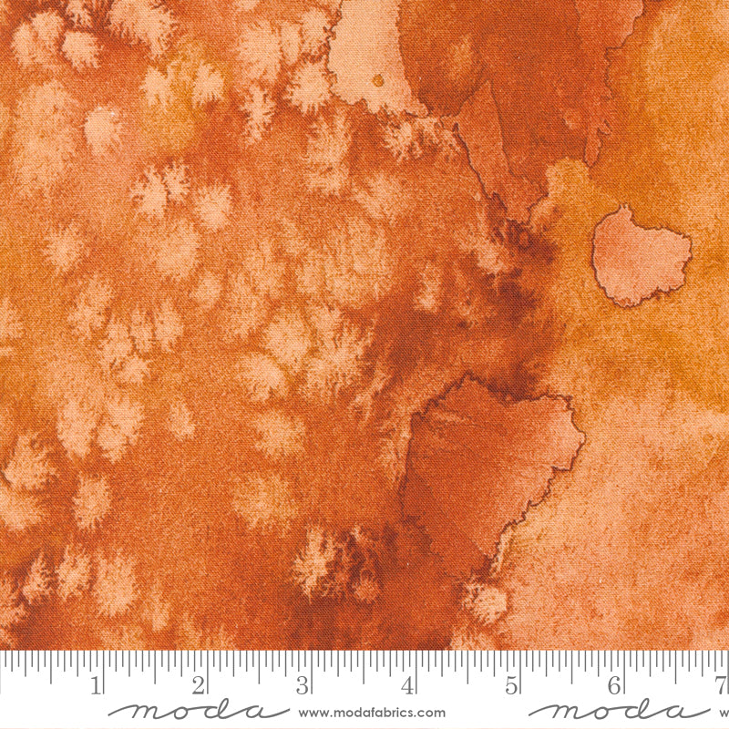 Flow 8433-78 Red Ochre by Create Joy Project for Moda