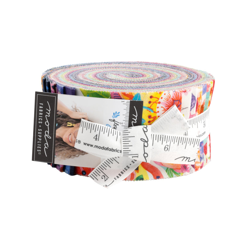 Flower Patches Jelly Roll 21820JR by Amarilys Henderson for Moda