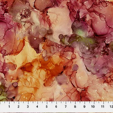 Fluidity DP27234-33 Dried Flowers by Deborah Edwards and Melanie Samra for Northcott