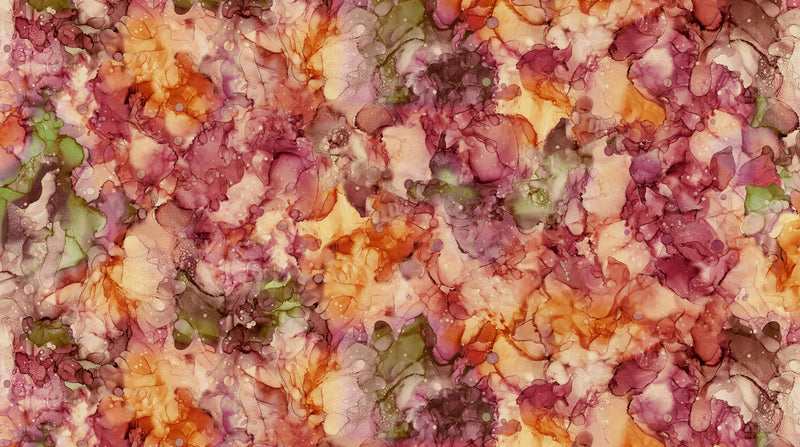 Fluidity DP27234-33 Dried Flowers by Deborah Edwards and Melanie Samra for Northcott