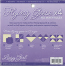 Flying Geese X 4 No Math Ruler 8 1/4in sq (By Special Order: Read description for full details)