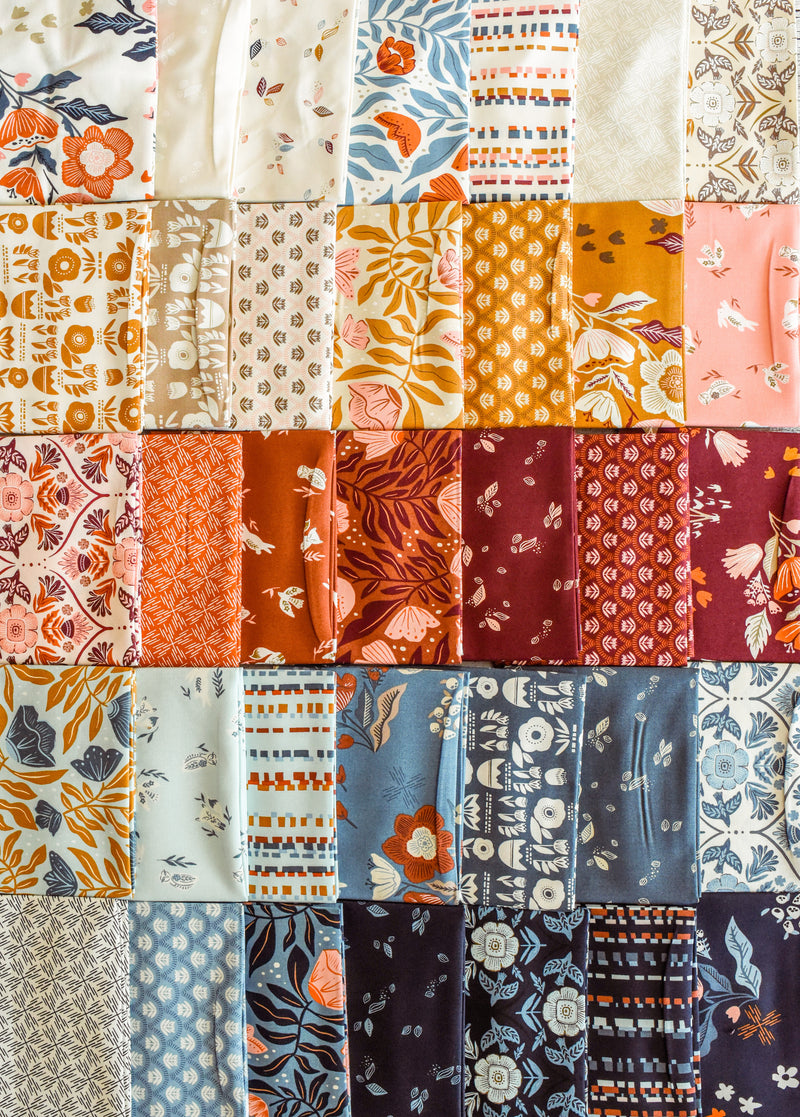 Folk & Lore Fat Quarter Bundle 45600AB by Fancy That Design House & Co. for Moda