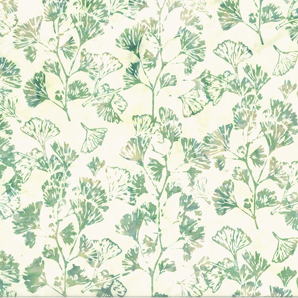 Forest Breeze Batik U2491-227 Sprout by Hoffman Fabrics.