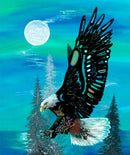 Free Spirit Panel KE-0001DP-BLUE Panel by Karen Erickson for International Textiles.