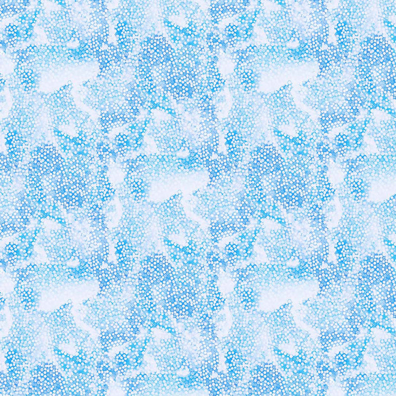 Freestyle 24869-44 Blue Snowballs by Dawn Gerety for Northcott