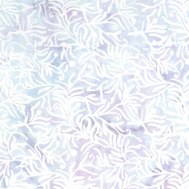 Fresh Flowers Batik 83032-10 Snow Fern by Banyan Batiks Studio for Northcott