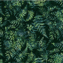Fresh Meadow Batik U2489-216 Black Jade by Hoffman Fabrics