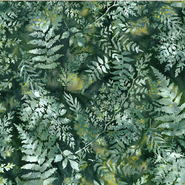 Fresh Meadow Batik U2489-225 Rosemary by Hoffman Fabrics