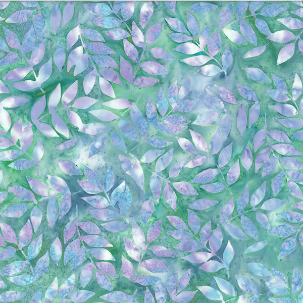 Fresh Meadow Batik U2498-271 Parakeet by Hoffman Fabrics