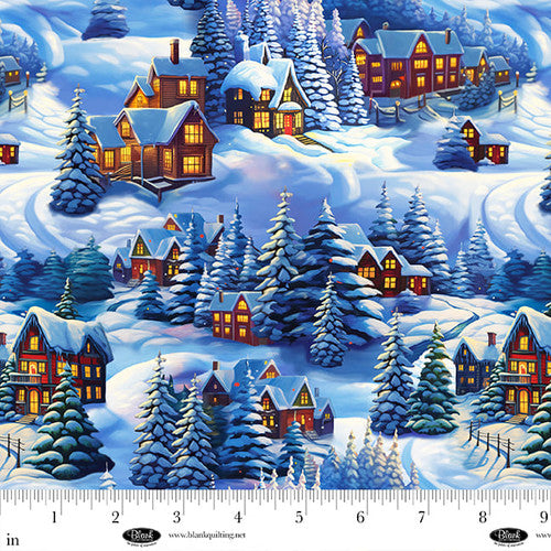 Frostykins 4267-75 Blue by Ray Heere for Blank Quilting Corp.