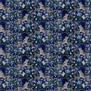 Full Moon 90806-49 Navy Wolves by Clara McAllister for FIGO Fabrics
