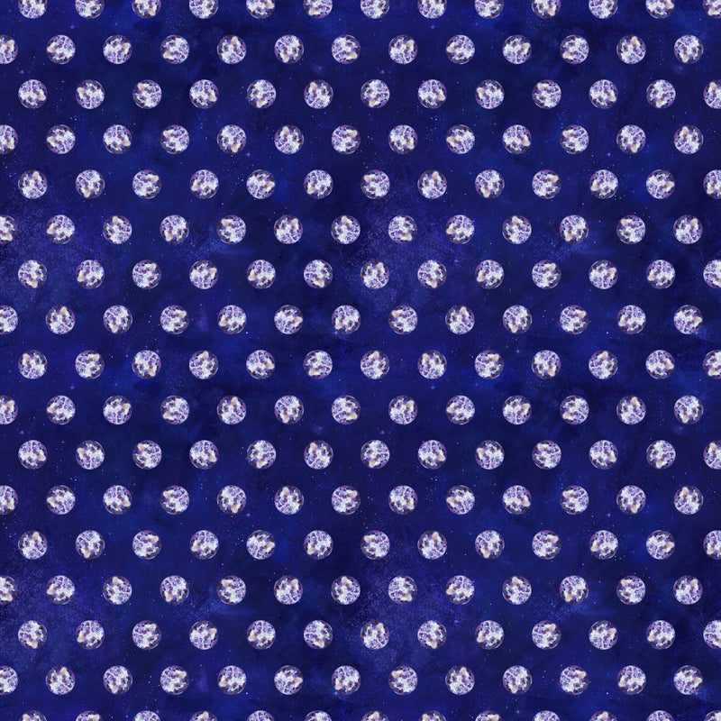 Full Moon 90809-49 Navy Moon by Clara McAllister for FIGO Fabrics