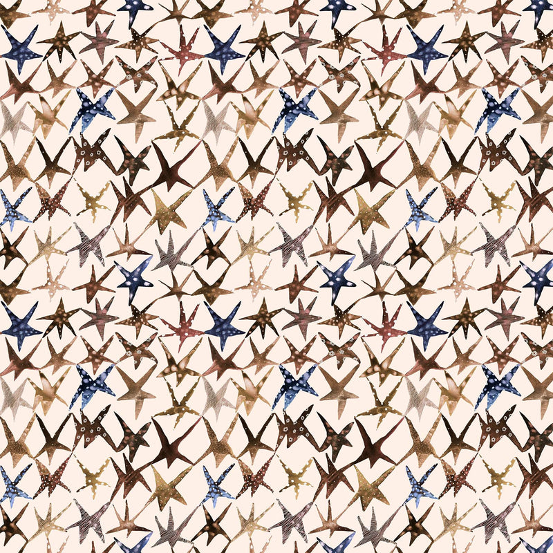 Galaxies 90573-12 Cream Stars by Boccaccini Meadows for FIGO Fabrics