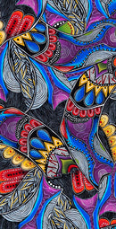 Ganawenda JS-0003D Multi Allover by Jessica Somers for International Textiles