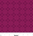 Garden Dalliance 17304-28 Quadrille Berry by Shelley Cavanna for Contempo Studio for Benartex