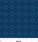 Garden Dalliance 17304-56 Quadrille Indigo by Shelley Cavanna for Contempo Studio for Benartex