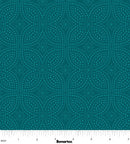 Garden Dalliance 17305-84 Pressed Petals Teal by Shelley Cavanna for Contempo Studio for Benartex