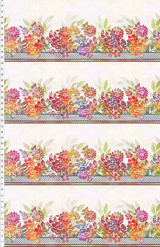 Garden of Dreams II 1JYR-1 Multi by Jason Yenter for In The Beginning Fabrics