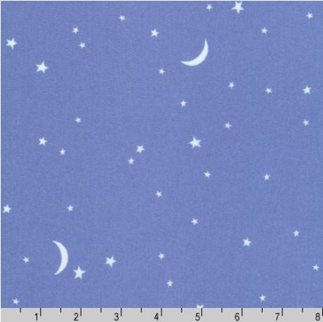 Gentle Night Flannel SRKF-22369-4 Blue by Studio RK for Robert Kaufman