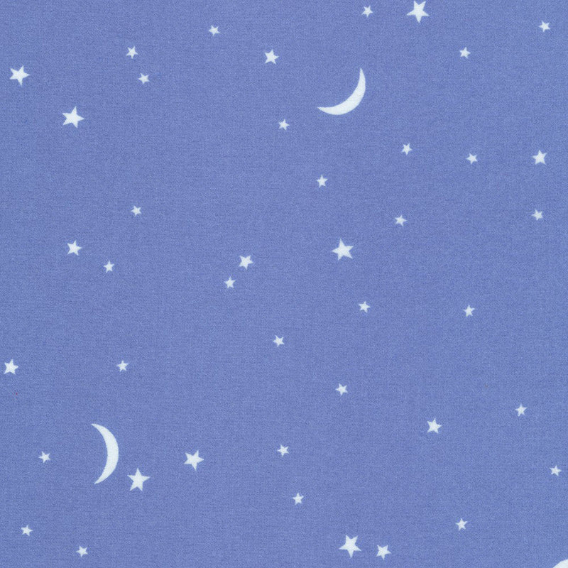 Gentle Night Flannel SRKF-22369-4 Blue by Studio RK for Robert Kaufman