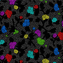 Geo Floral 108" 6183-94 Black/Multi by Chelsea DesignWorks for Studio e Fabrics