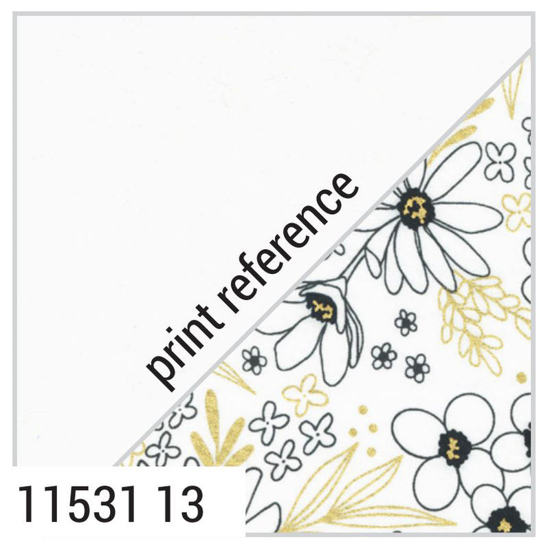 Gilded 11531-13 Paper White by Alli K Design for Moda