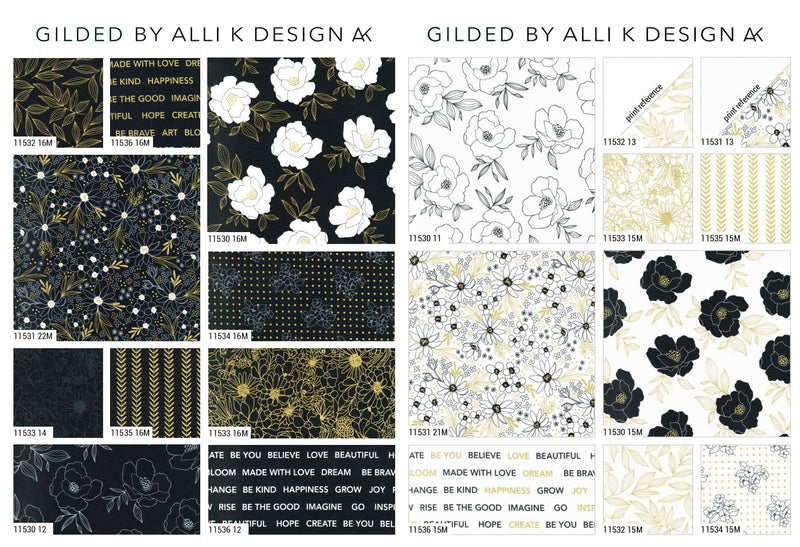 Gilded Jelly Roll 11530JR by Alli K Design for Moda