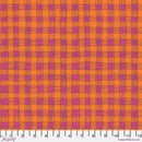 Gingham PWBM089.CORAL by Brandon Mably for FreeSpirit