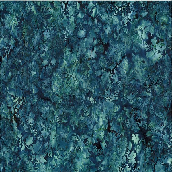 Give Thanks Batik V2521-21 Teal by Hoffman Fabrics