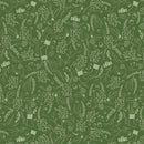 Glad Tidings We Bring 3359-66 Green Christmas Foliage by Laura Konyndyk for Blank