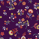 Glade GLADE 2533 Flora Toss on Eggplant by Sholto Drumlanrig for Dashwood Studio