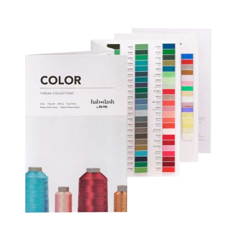 Fil-Tec Polyester Thread Color Collection Card Picture of Collection Card Shown Open 60077