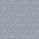 Glow-O-Saurus 12971G-08 Dino Bones Gray by Greta Lynn for Kanvas for Benartex