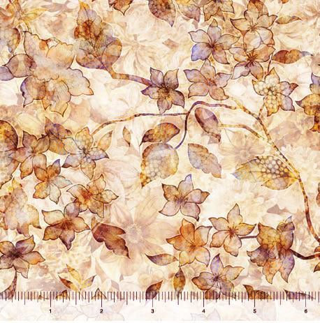 Got Your Back 108" 29250-A Tonal Floral by Dan Morris for Quilting Treasures