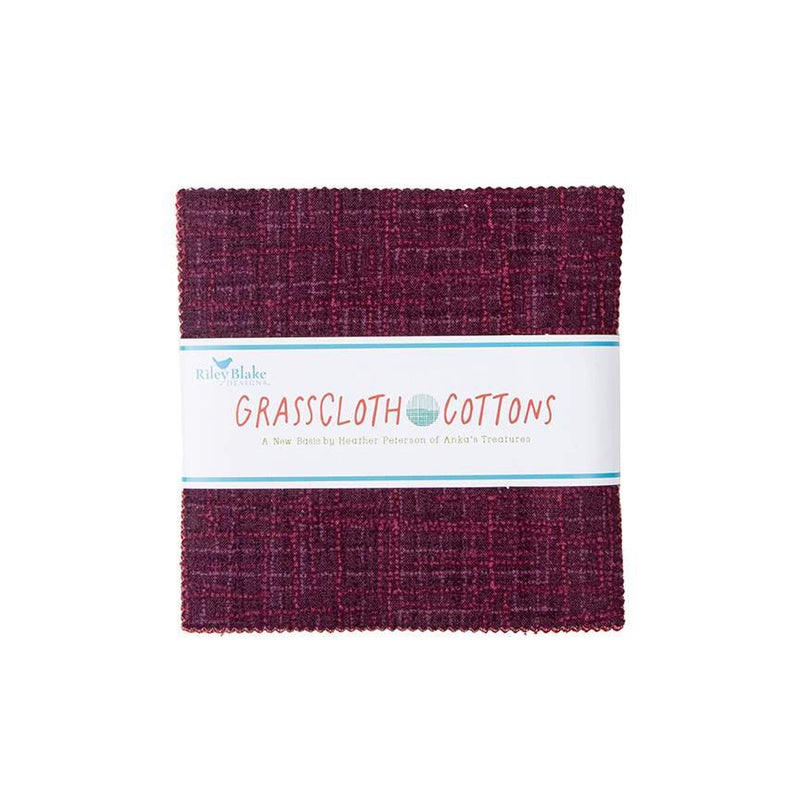 Grasscloth Cottons 5" Stacker 5-780-42 by Heather Peterson for Riley Blake Designs