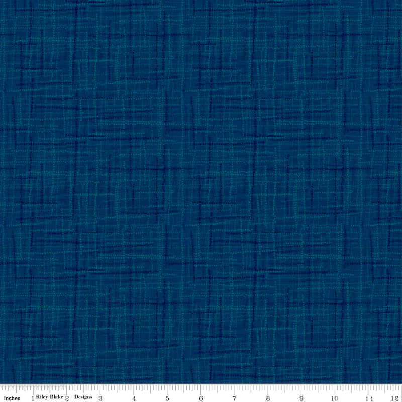 Grasscloth Cottons C780-DENIM by Heather Peterson for Riley Blake Designs