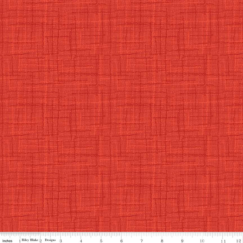 Grasscloth Cottons C780-VERMILLION by Heather Peterson for Riley Blake Designs