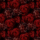 Graveyard Blooms Y5854-10 Crimson by Travis Glasgow for Hoffman Fabrics