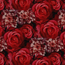 Graveyard Blooms Y5854-78 Scarlet by Travis Glasgow for Hoffman Fabrics