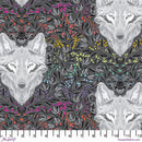 Graywork PWTP256.CARBON Wolf of Pink Street by Tula Pink for FreeSpirit