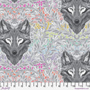 Graywork PWTP256.FOG Wolf of Pink Street by Tula Pink for FreeSpirit