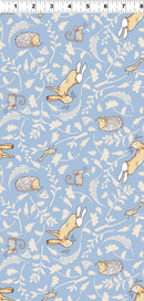 Guess How Much I Love You 2024 Flannel Y4252-88 Denim Forest Friends licensed to Clothworks