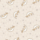 Guess How Much I Love You 2024 Flannel Y4253-11 Light Khaki Bunny Moons licensed to Clothworks