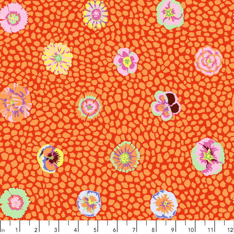 Guinea Flower GP59.APRIC Apricot by Kaffe Fassett for FreeSpirit