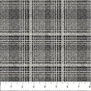 Haberdashery Flannel F28551-99 Black Gray Glen Check by Deborah Edwards Northcott Studio for Northcott