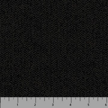Haberdashery Flannel F28555-99 Black Texture by Deborah Edwards Northcott Studio for Northcott