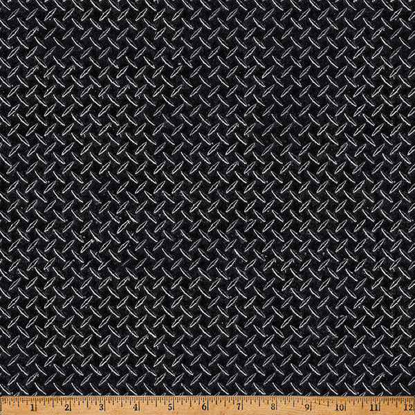 Hammer Down X5643-4-Black by Hoffman Fabrics.