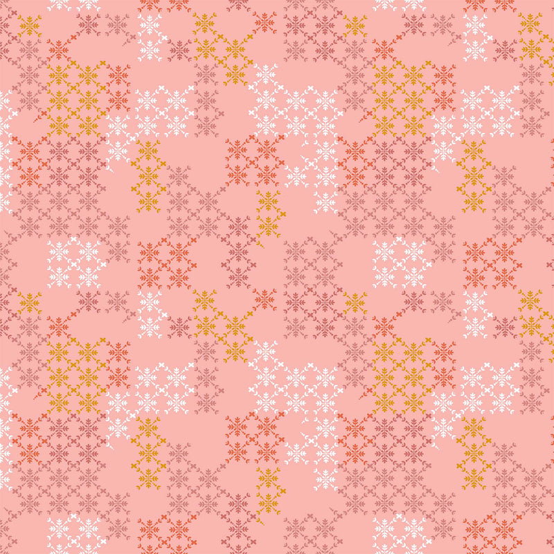 Hampton Court 90590-21 Rose Trellis by Karen Lewis for FIGO Fabrics