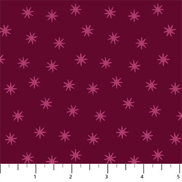 Happiness 90599-28 Berry Pinwheel by Pippa Shaw for FIGO Fabrics